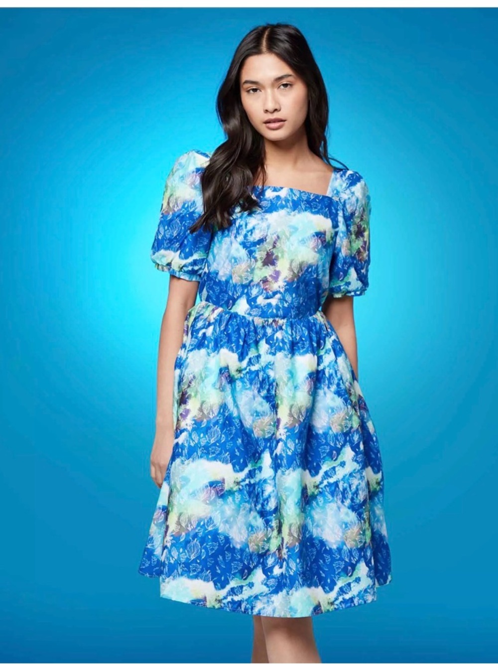 Disney Parks Avatar: The Way of Water Dress with Puff Sleeves Size XL